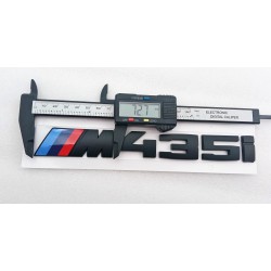 Emblema Trasero BMW M435i negro