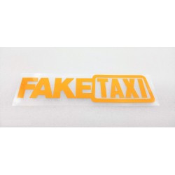 Vinilos pegatina fake taxi 15x4 cm