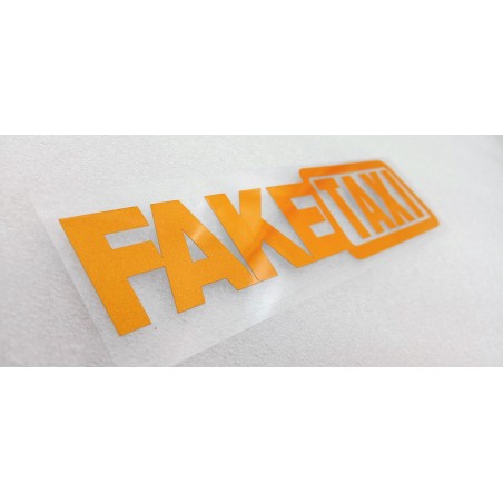 Vinilos pegatina fake taxi 15x4 cm