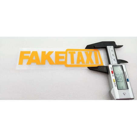 Vinilos pegatina fake taxi 15x4 cm