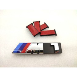 EMBLEMA PARRILLA BMW M1 PLATA MODELO NUEVO