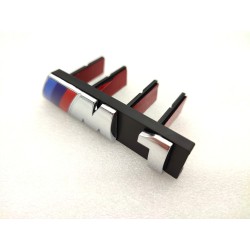 EMBLEMA PARRILLA BMW M1 PLATA MODELO NUEVO