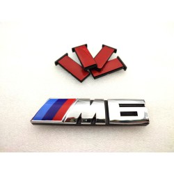 EMBLEMA PARRILLA BMW M6 PLATA MODELO NUEVO