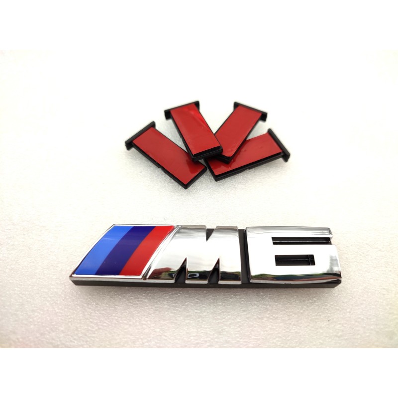 EMBLEMA PARRILLA BMW M6 PLATA MODELO NUEVO