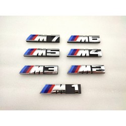 EMBLEMA PARRILLA BMW M7 PLATA MODELO NUEVO