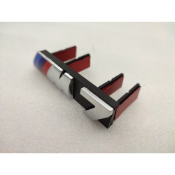 EMBLEMA PARRILLA BMW M7 PLATA MODELO NUEVO