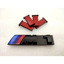 Emblema parrilla BMW M1 negro modelo nuevo