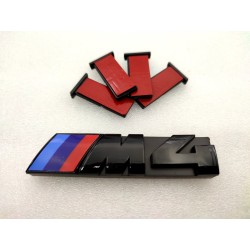 Emblema parrilla BMW M4 negro modelo nuevo