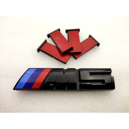 Emblema parrilla BMW M5 negro modelo nuevo