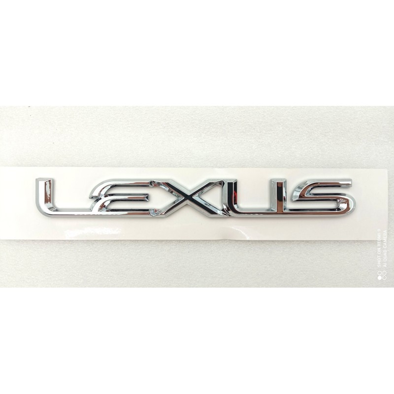 EMBLEMA TRASERO LEXUS PLATA
