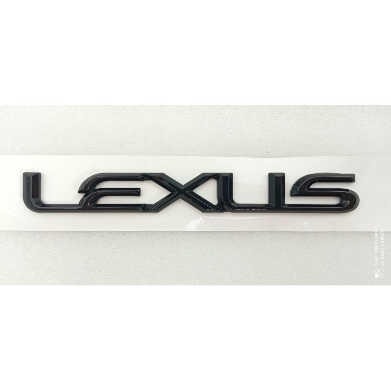EMBLEMA TRASERO LEXUS NEGRO