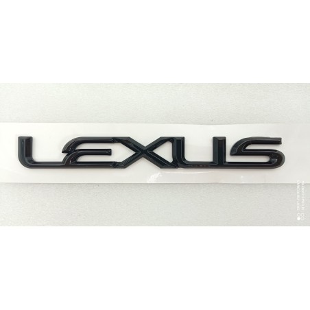 EMBLEMA TRASERO LEXUS NEGRO