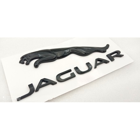 EMBLEMA TRASERO JAGUAR NEGRO