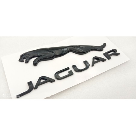 Emblema Trasero JAGUAR Negro