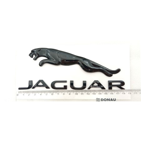 EMBLEMA TRASERO JAGUAR NEGRO