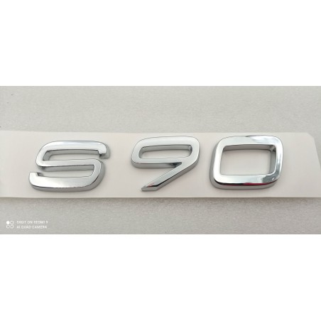 Emblema trasero volvo s90 plata