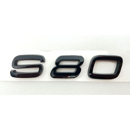 Emblema trasero volvo s80 negro