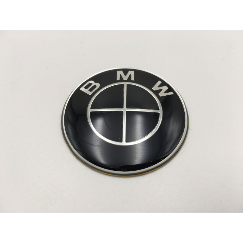 EMBLEMA VOLANTE BMW NEGRO 45 mm