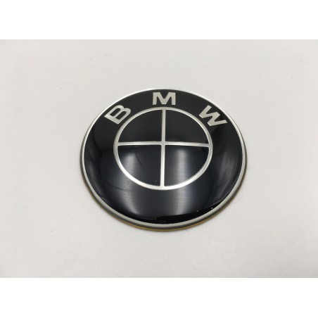 EMBLEMA VOLANTE BMW NEGRO 45 mm